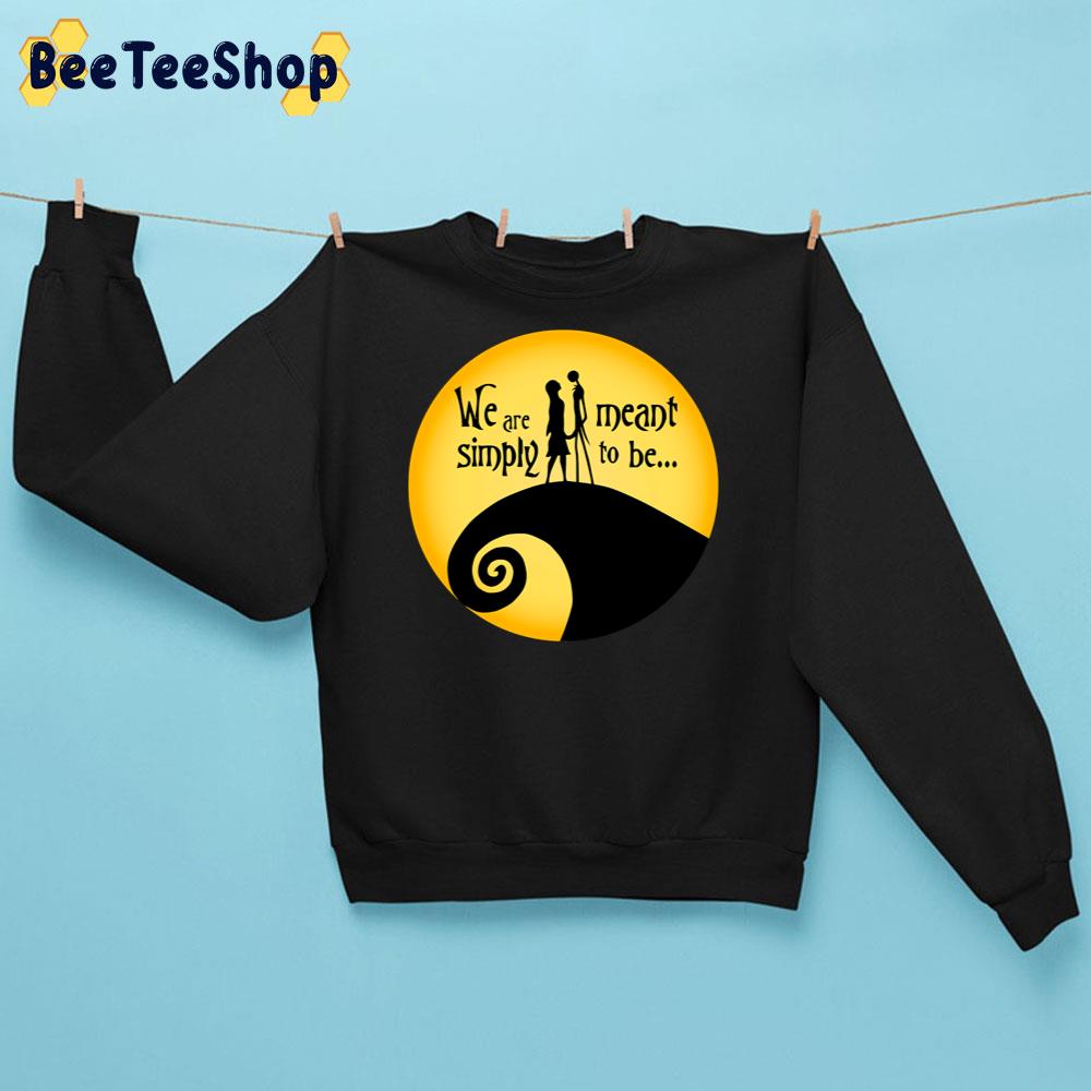 Jack And Sally The Nightmare Before Christmas Halloween Unisex Sweatshirt