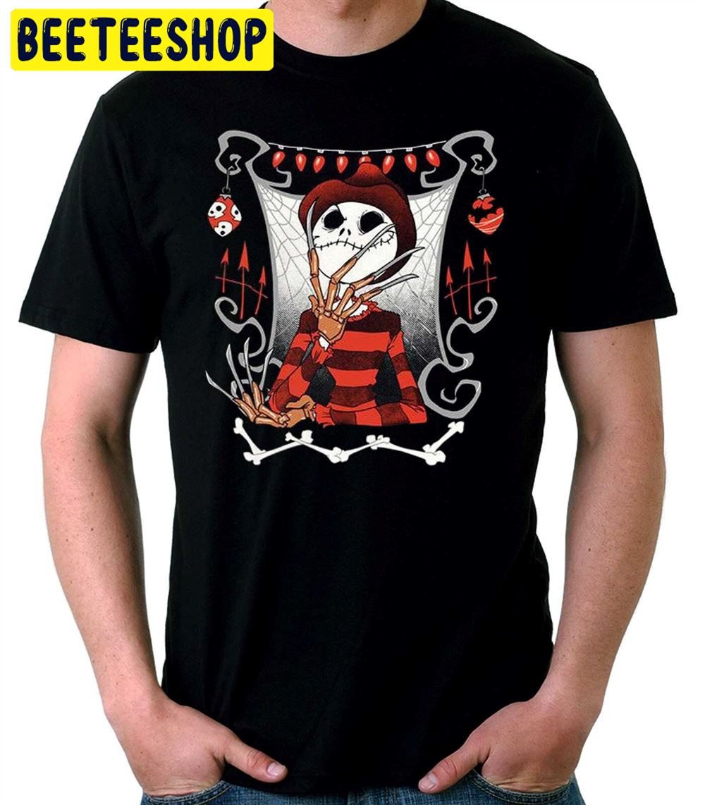 Jack Skellington Freddy Krueger Unisex T-Shirt