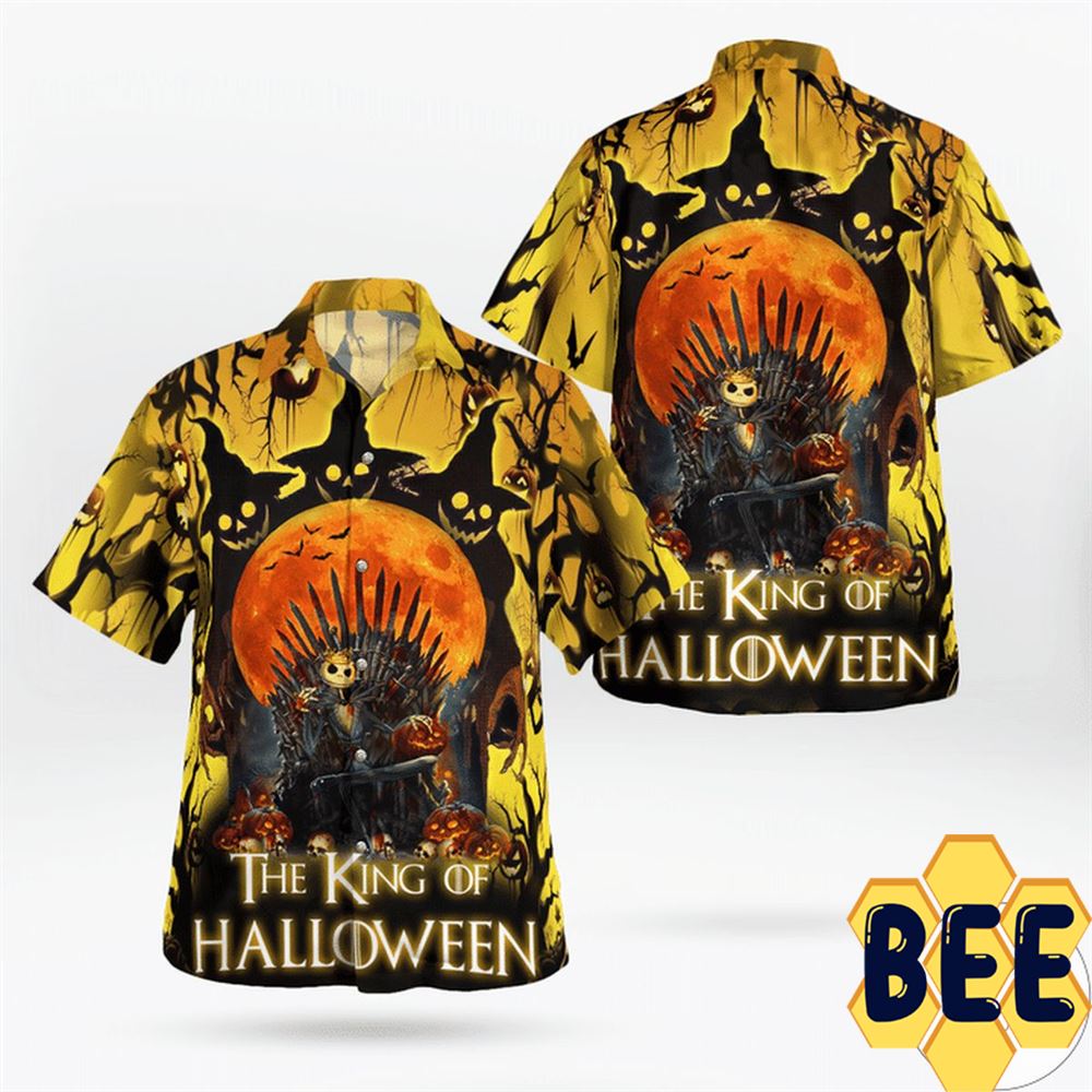 Jack Skellington The King Of Halloween Hawaiian Shirt