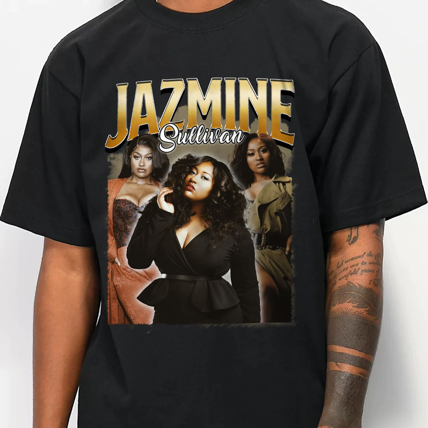 Jazmine Sullivan Rapper Retro Vintage Unisex T-Shirt