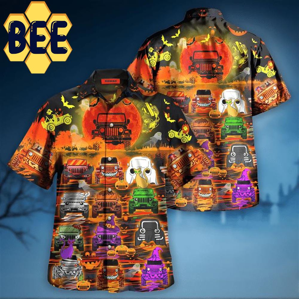 Jeeps Halloween Hawaiian Shirt