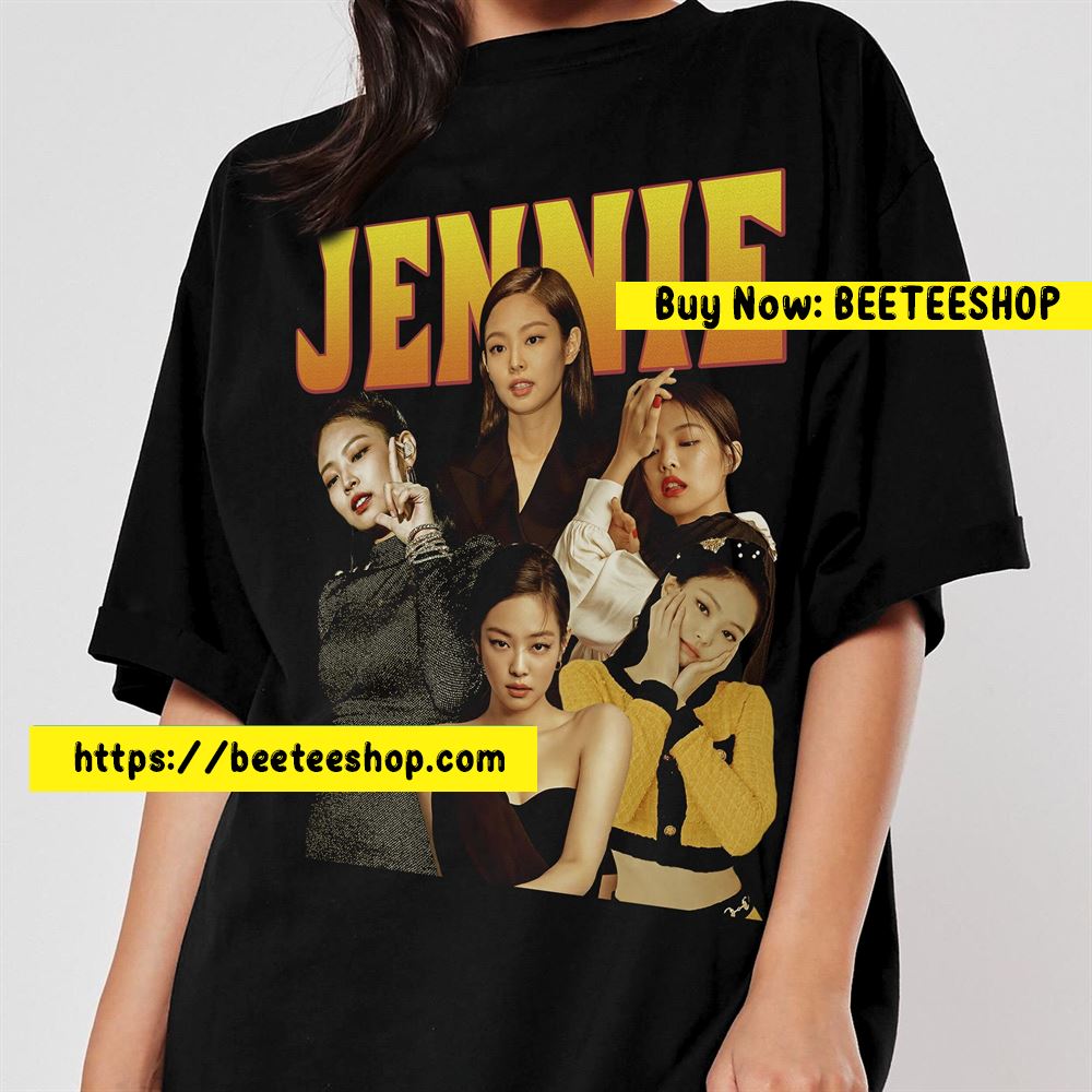 Jennie Korean Pop Singer Kpop Vintage Unisex T-Shirt - Beeteeshop