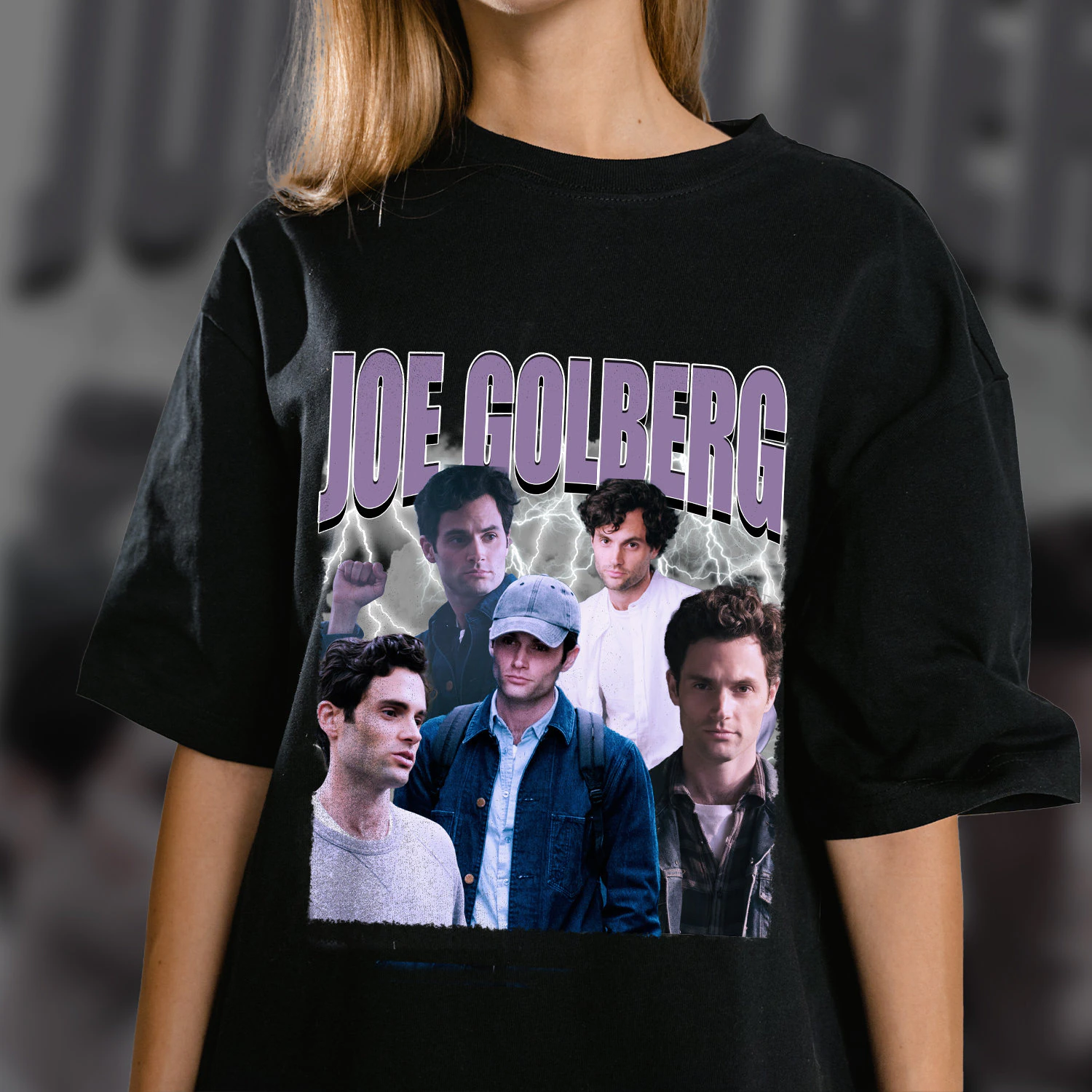 Joe Goldberg Penn Badgley You Elizabeth Dean Lail Retro Vintage Unisex T-Shirt