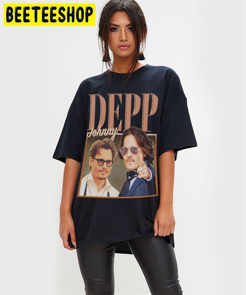 Johnny Depp Retro Vintage Art Unisex T-Shirt