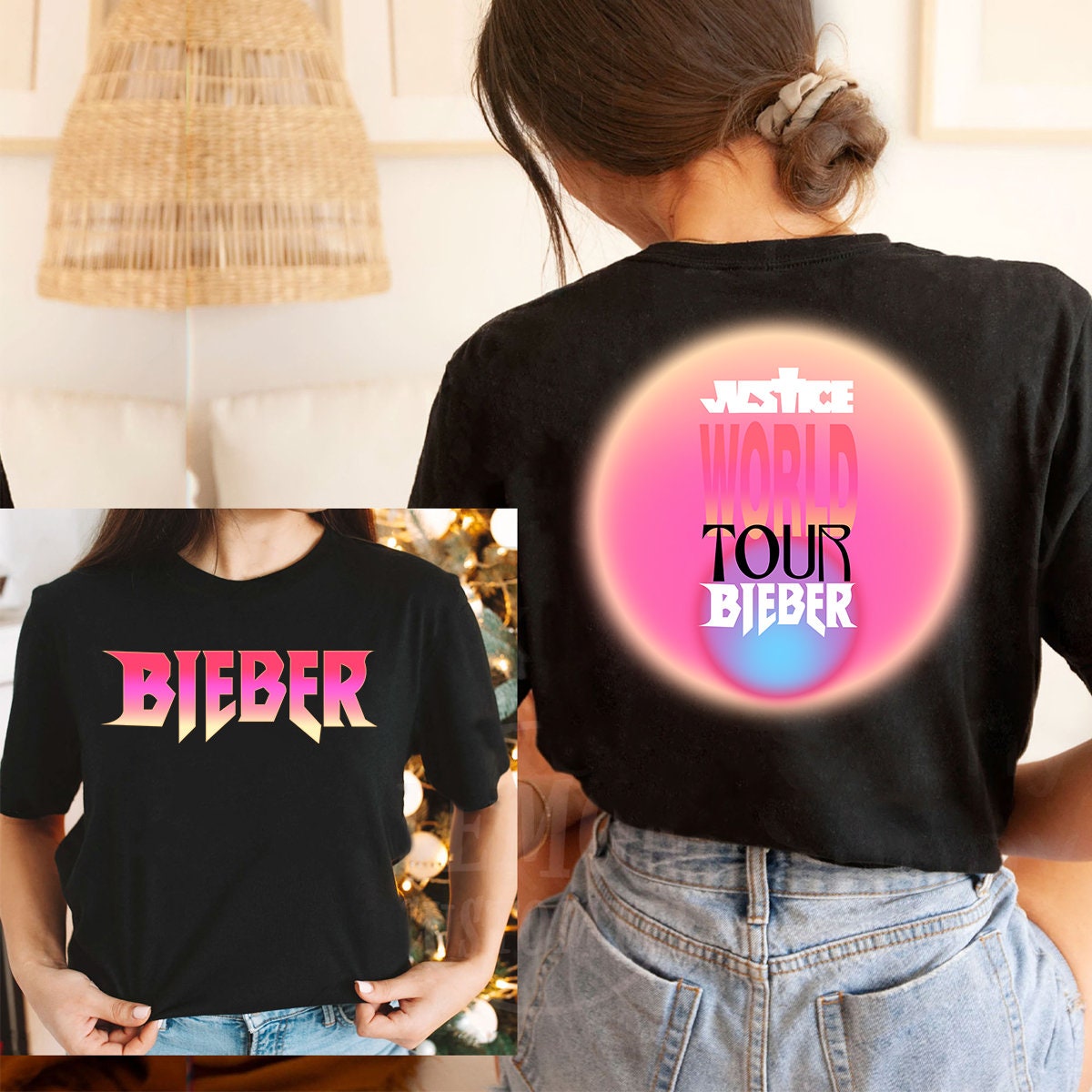 Justice World Tour Bieber 2022 Concert Unisex T-Shirt