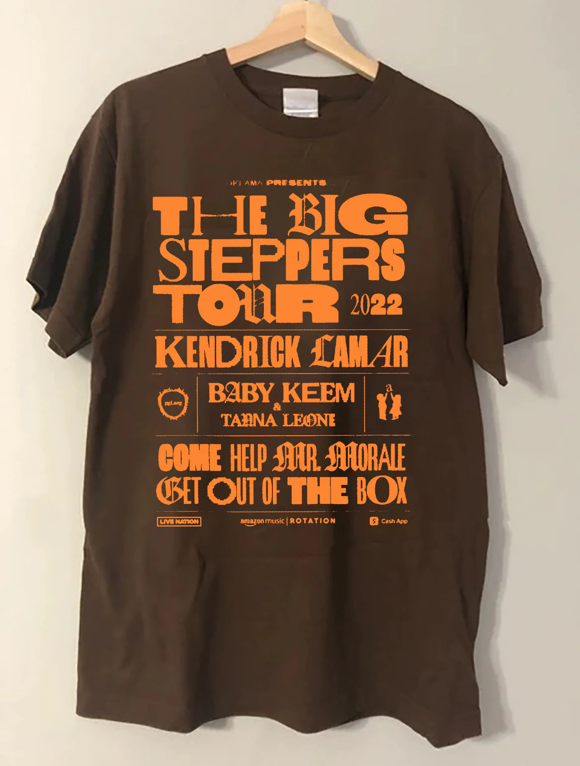 the big steppers tour merch