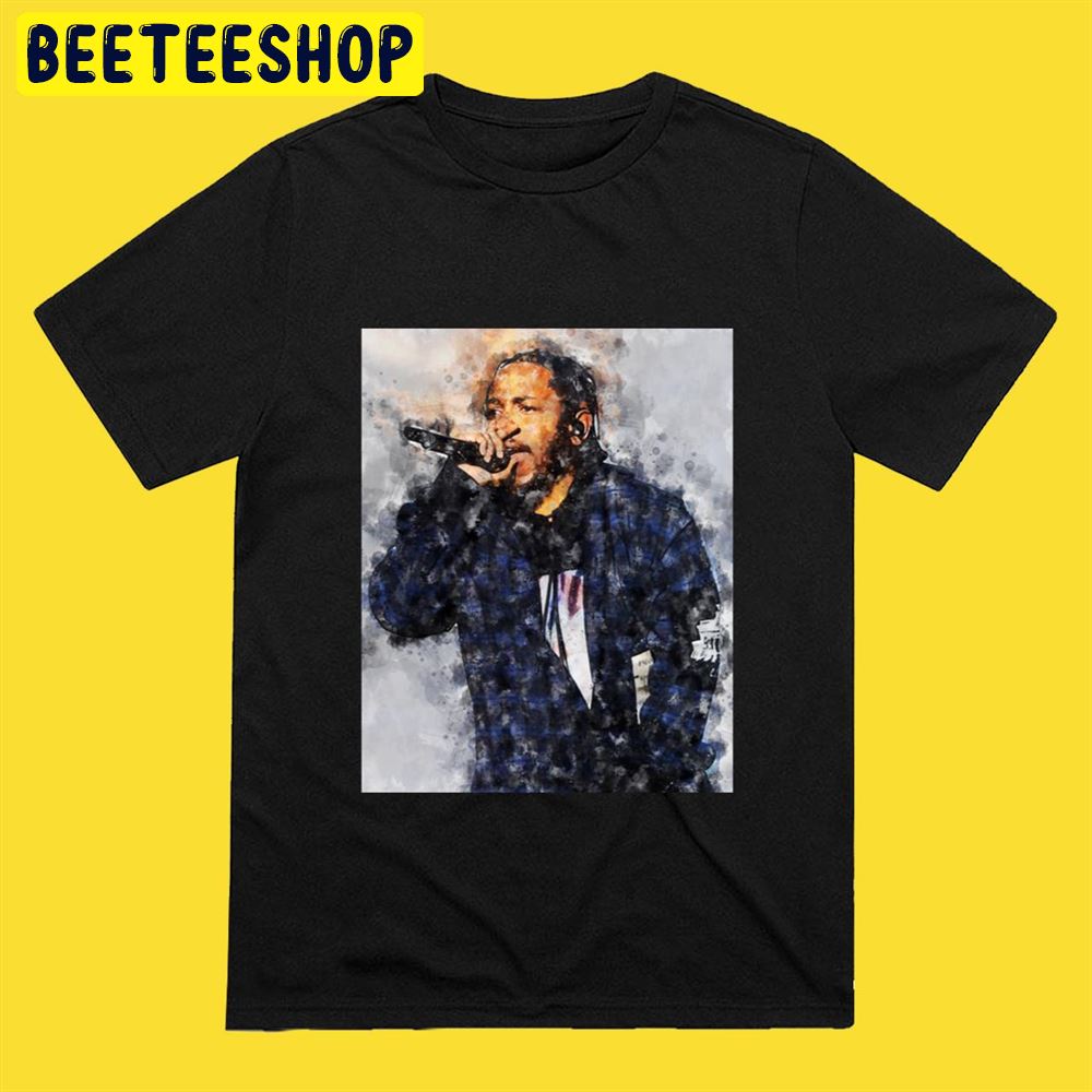 Kendrick Lamar With Watercolor Painting Unisex T-Shirt