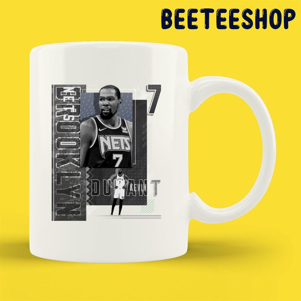 Kevin Durant Basketball Paper Poster Nets 2 Mug