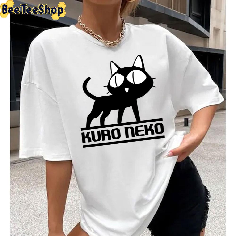 Kuro Neko Trigun Chibi Kawai Unisex T-Shirt - Beeteeshop