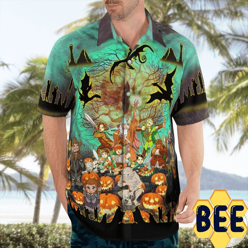 Lord Of The Rings In Halloween Hawaiian Shirt - Beeteeshop