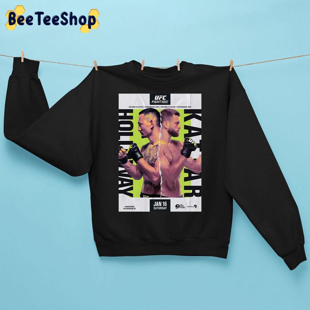 Max Holloway Vs Calvin Kattar Official Ufc Unisex Sweatshirt