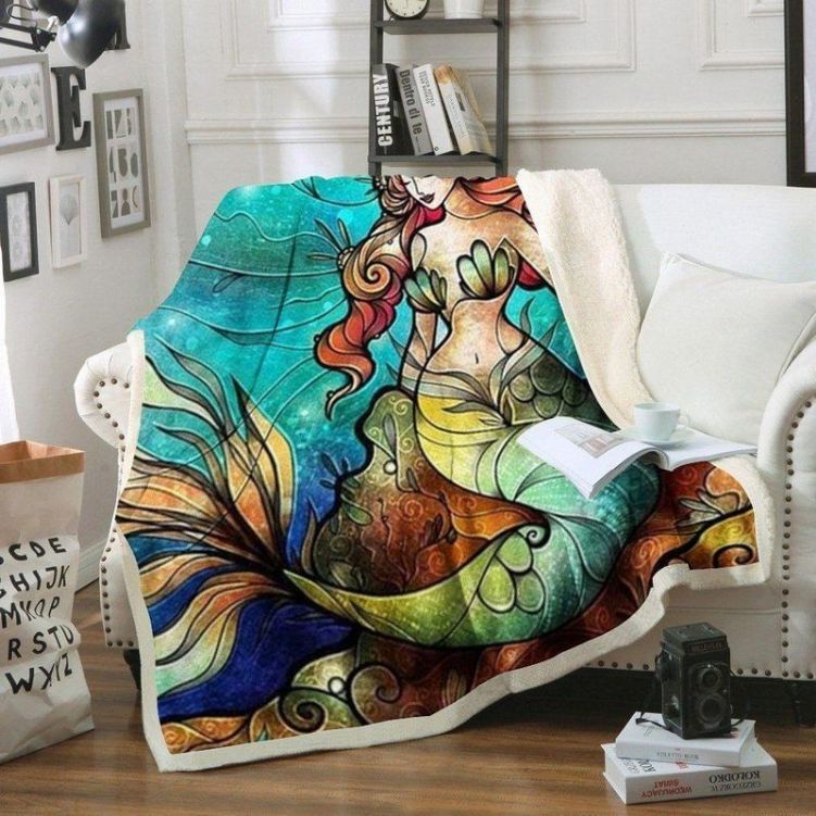 Mermaid Premium Comfy Sofa Throw Blanket