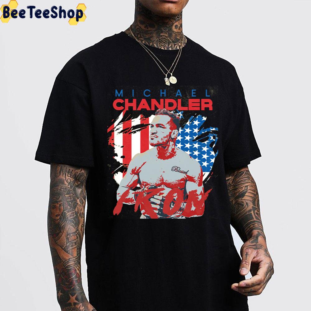 Michael Chandler American Flag Art Unisex T-Shirt