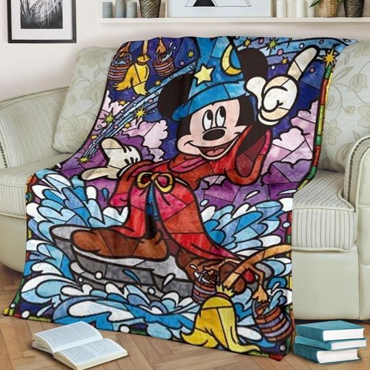 Mickey Best Seller Fleece Blanket Throw Blanket Gift