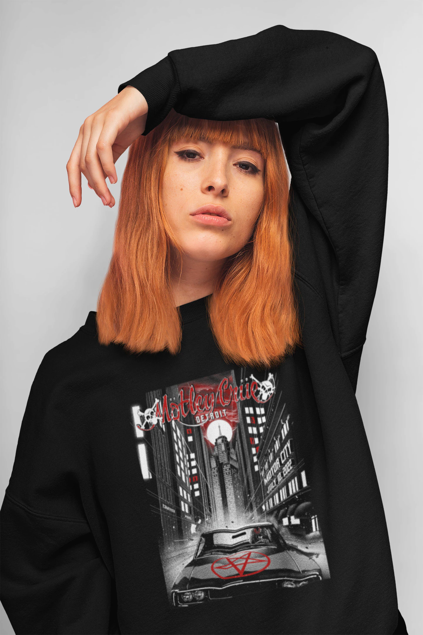 Motley Crue Detroit The Stadium Tour 2022 Unisex Sweatshirt