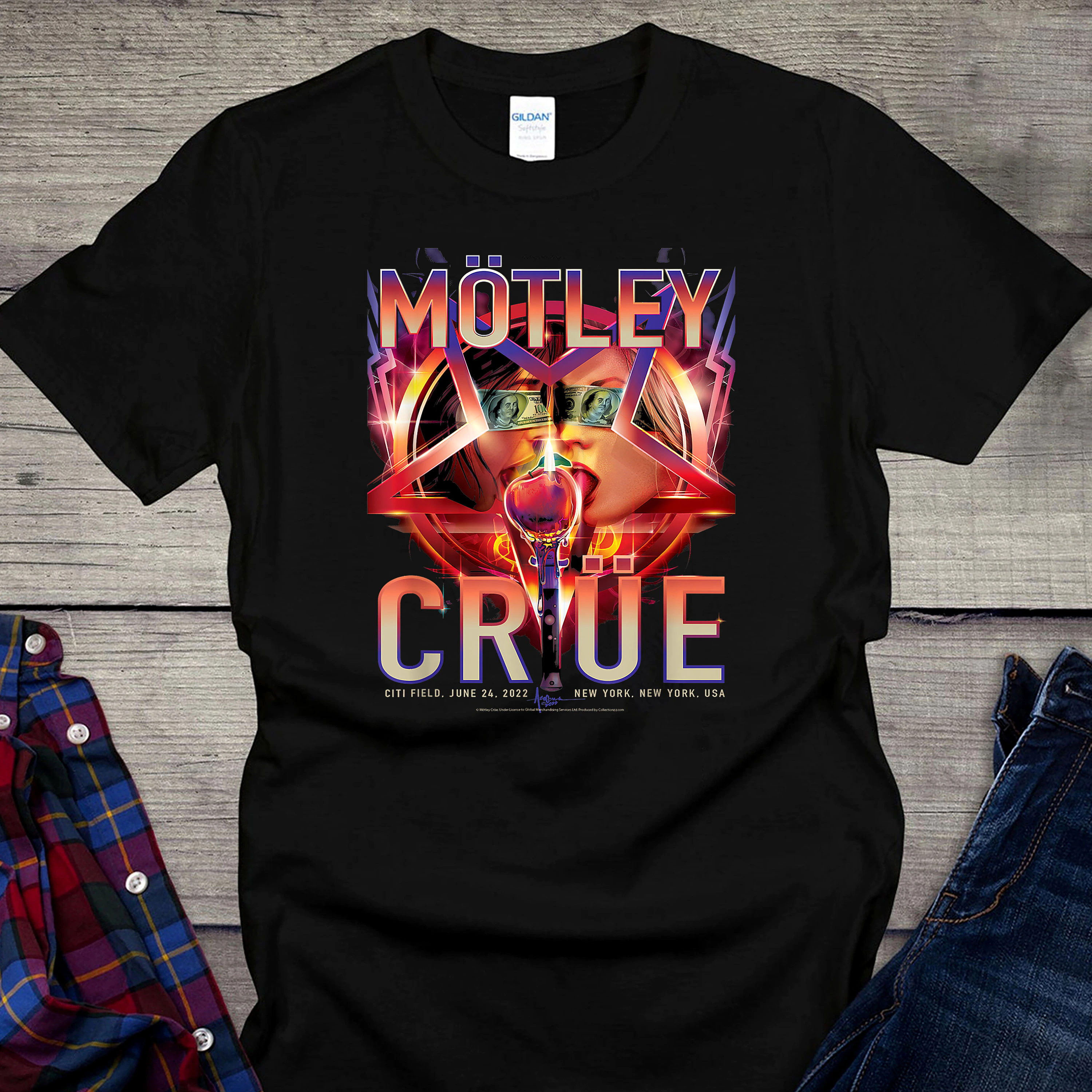 Motley Crue The Stadium Tour New York Event 2022 Unisex T-Shirt