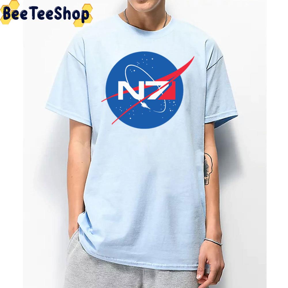 N7 Nasa Mass Effect Active Game Unisex T-Shirt