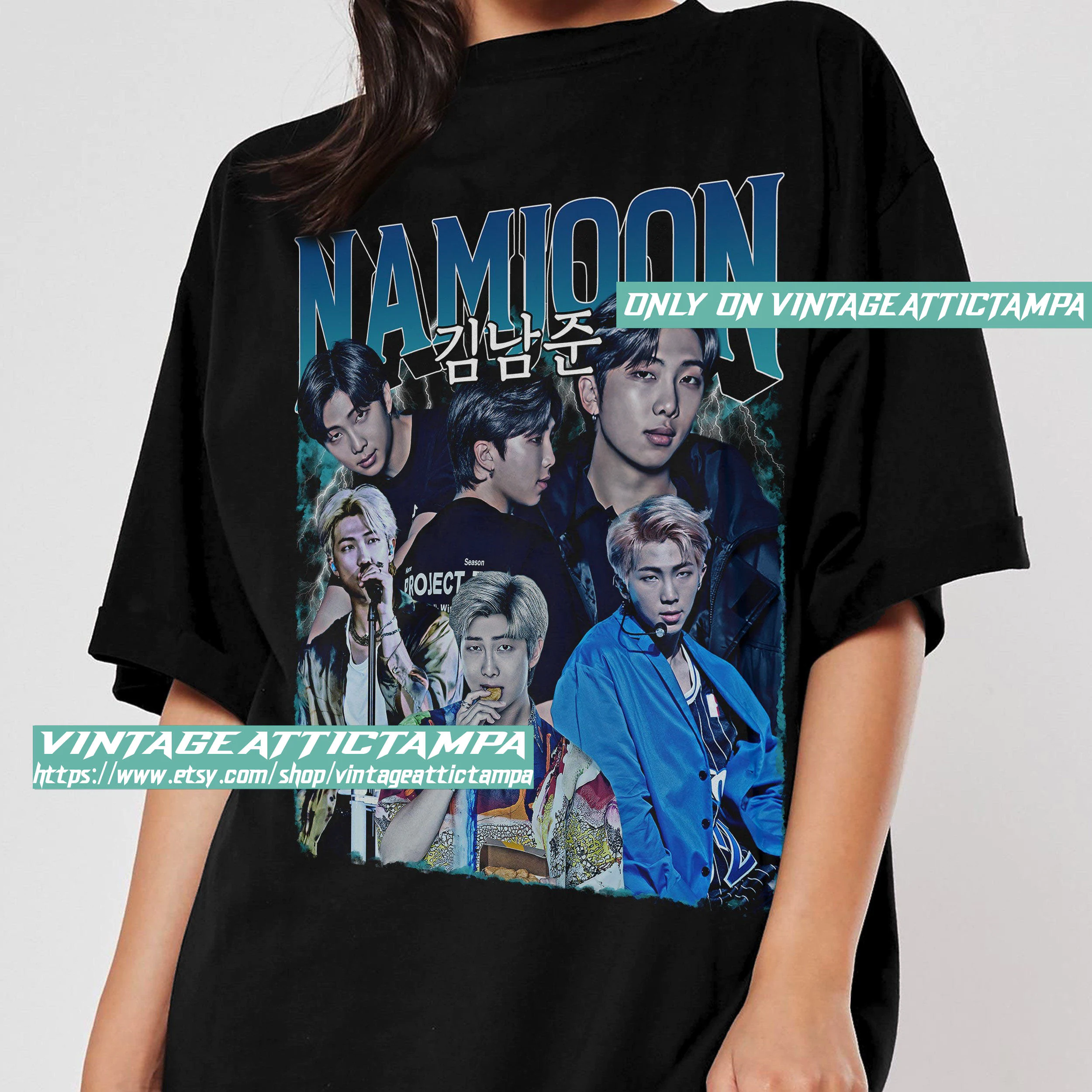 Namjoon Korean Pop Singer Vintage Unisex T-Shirt