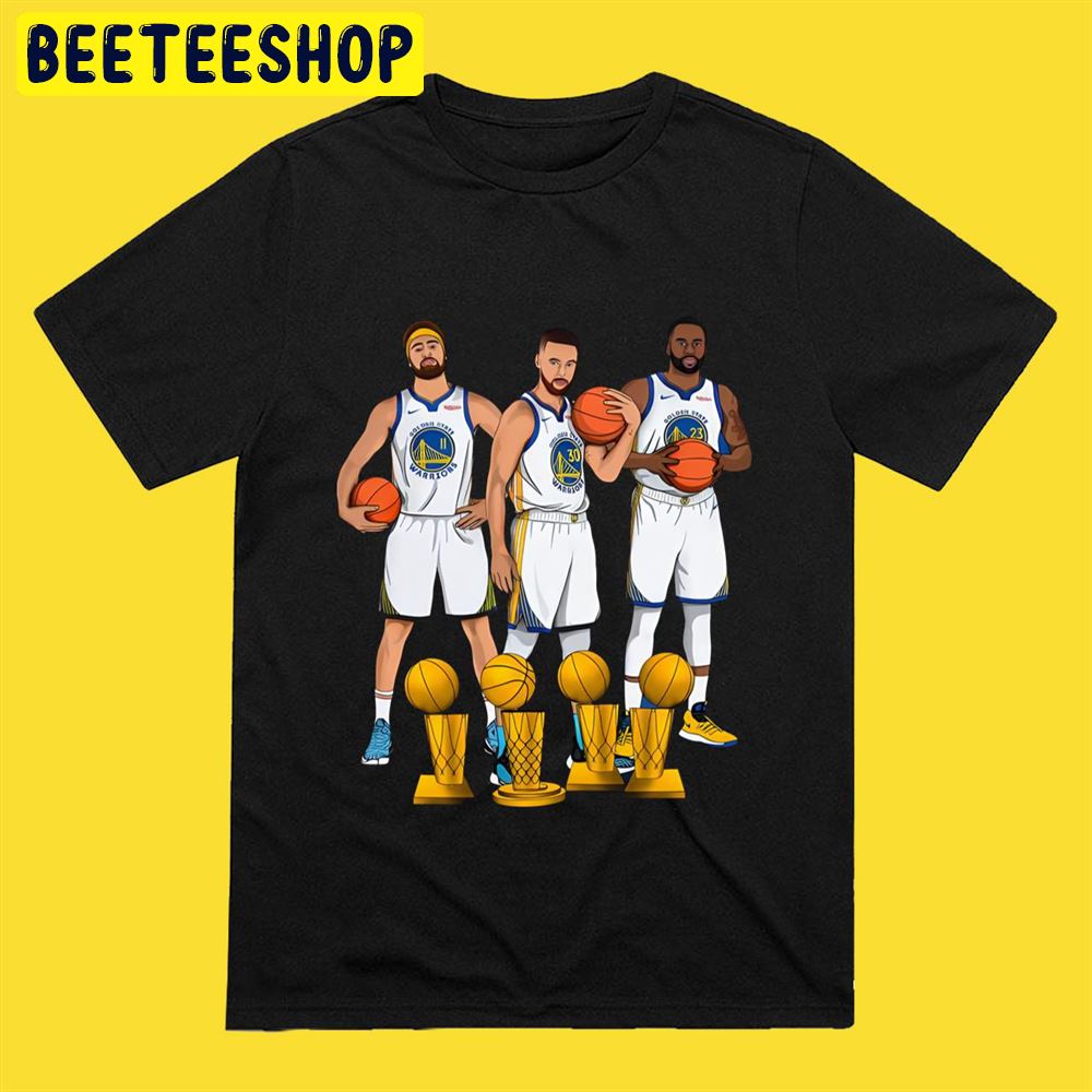 Nba Finals Champions Stephen Curry Draymond Green And Klay Thompson 2022 Unisex T-Shirt