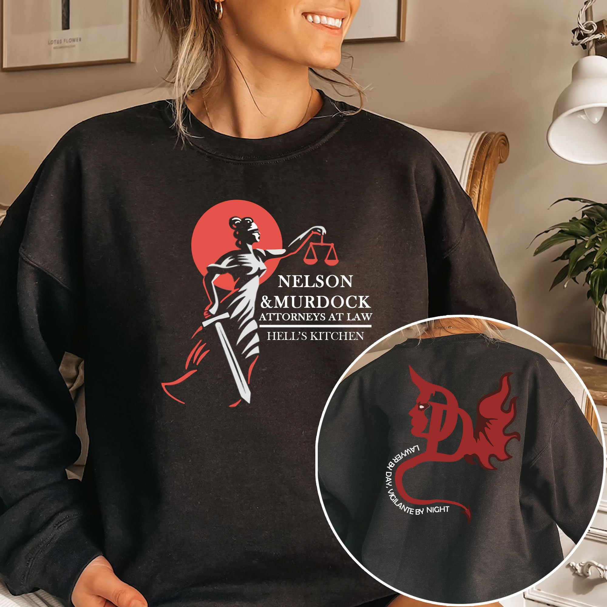 Nelson & Murdock Attorneys At Law Hell’s Kitchen Unisex Sweatshirt