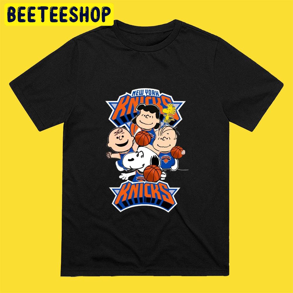 New York Knicks Snoopy Dog Friends Unisex T-Shirt