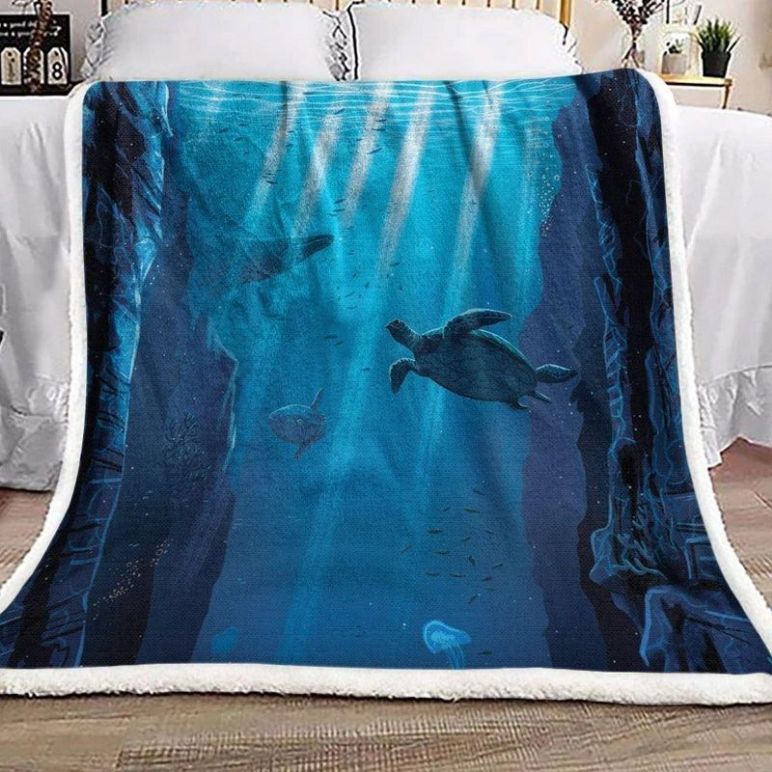 Ocean Turtle Premium Comfy Sofa Throw Blanket