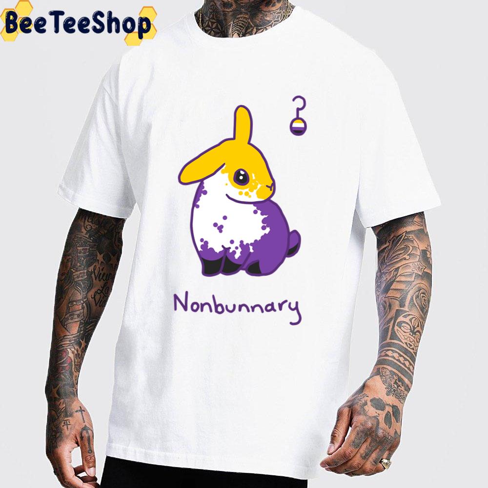 Original Nonbunnary Rabbit Nonbinary Pride Unisex T-Shirt