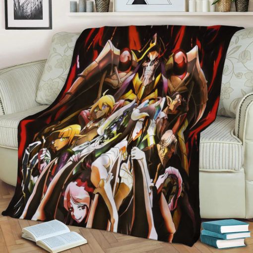 Overlord Sebas Tian Mare B Fleece Throw Blanket Best Seller Fleece Blanket Throw Blanket Gift