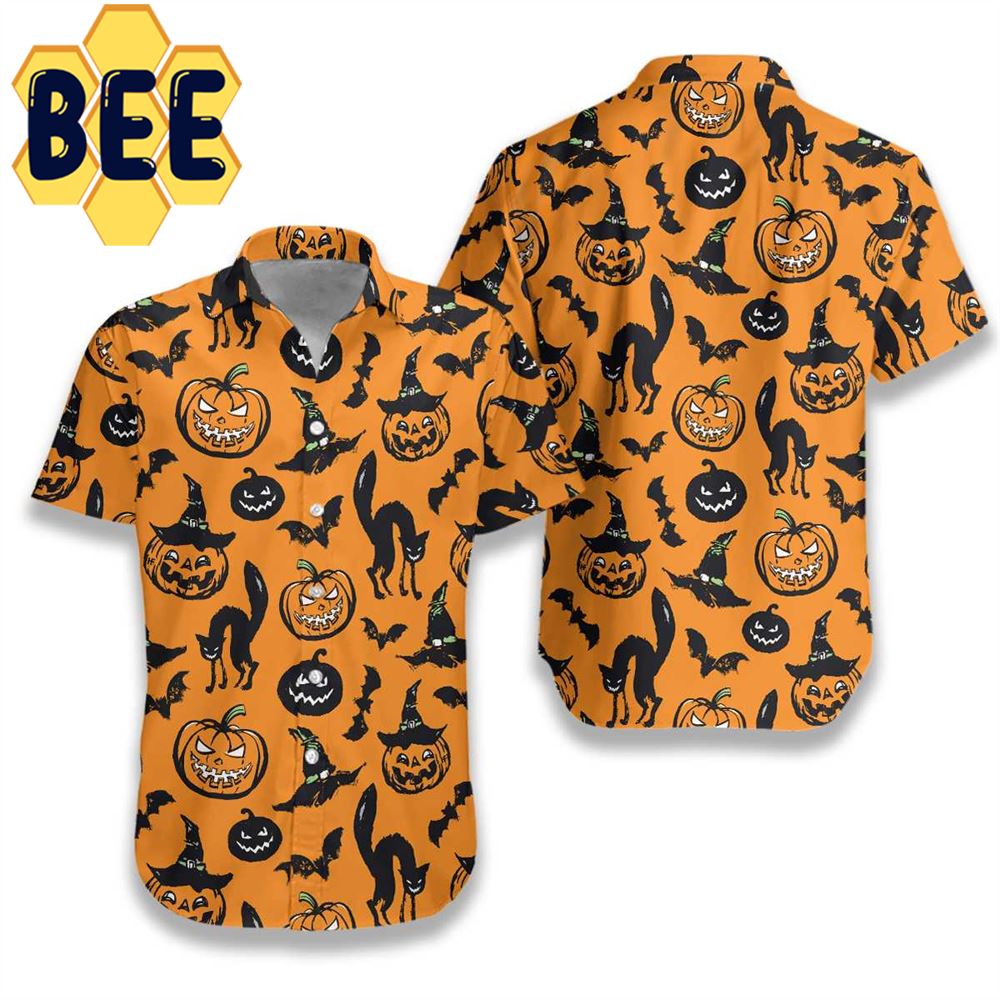 Pattern Halloween Hawaiian Shirt