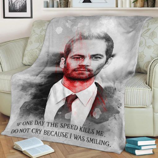 Paul Walker Fleece Blanket Throw Blanket Gift 3