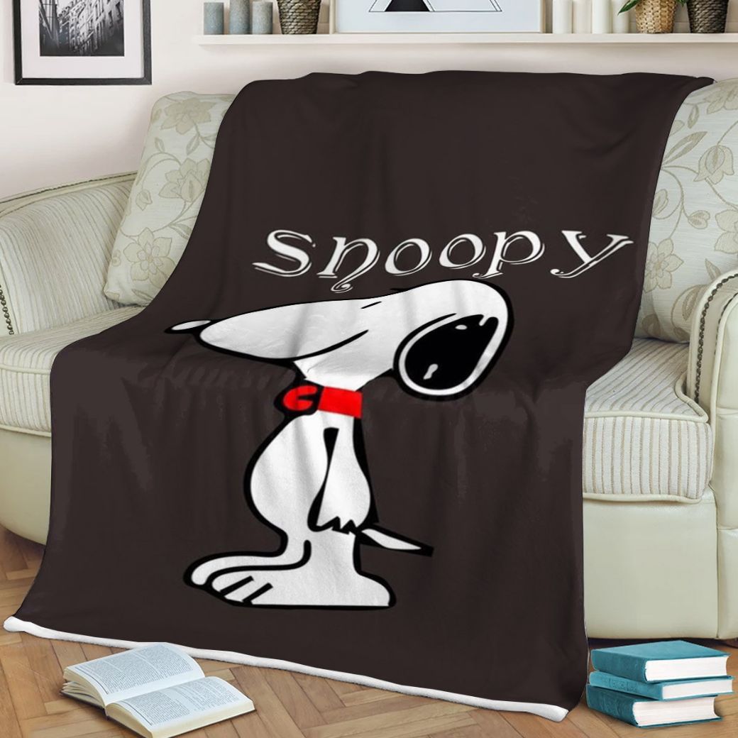 Peanuts Snoopy Sleep, Funny Snoopy Gift For Fan Comfy Sofa Throw Blanket Gift