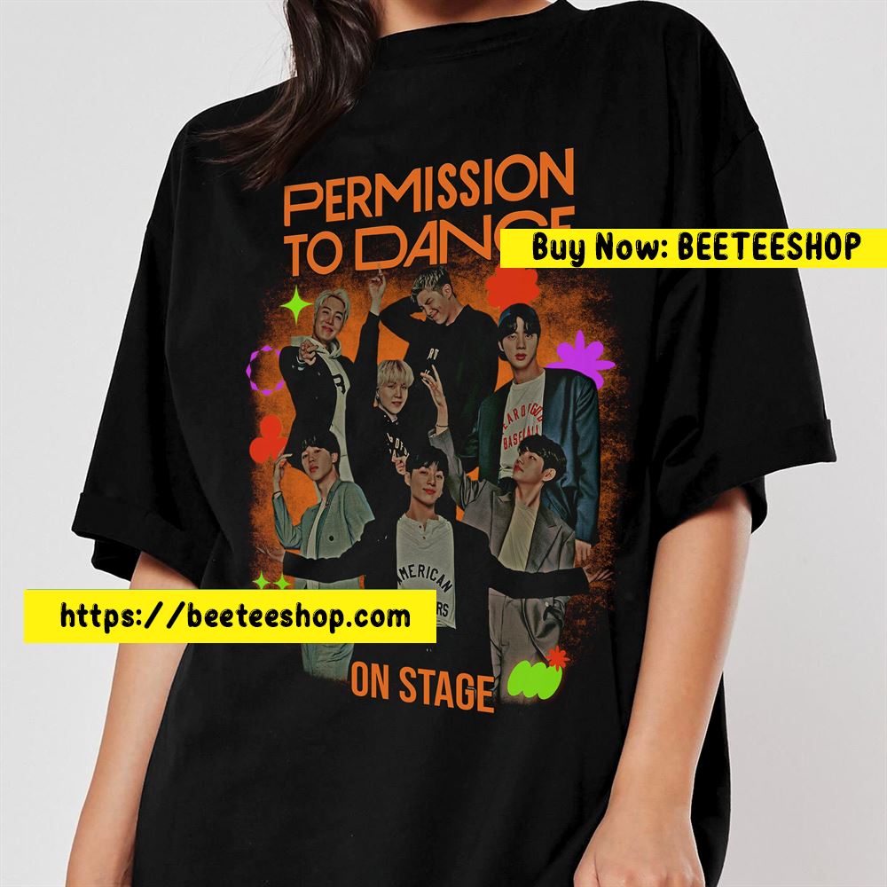 Permission To Dance Korean Pop Singer Kpop Vintage Unisex T-Shirt