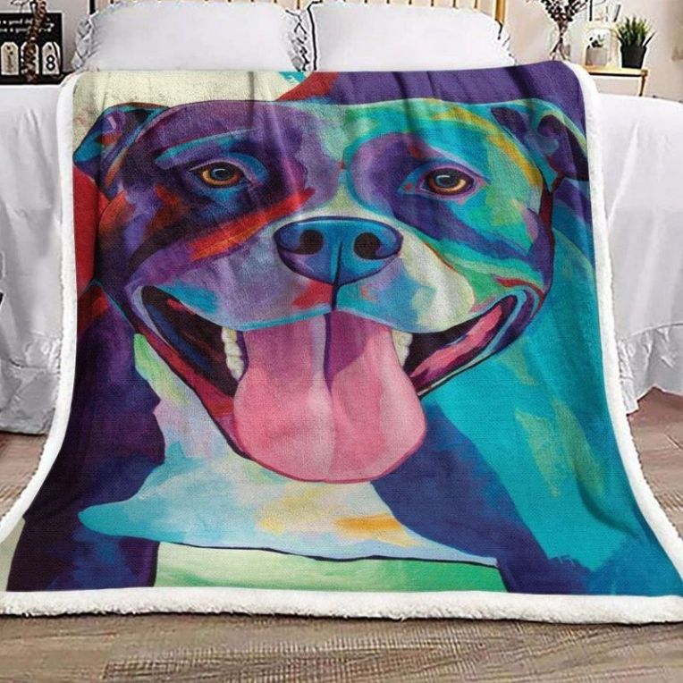 Pitbull Dog Lover Premium Comfy Sofa Throw Blanket