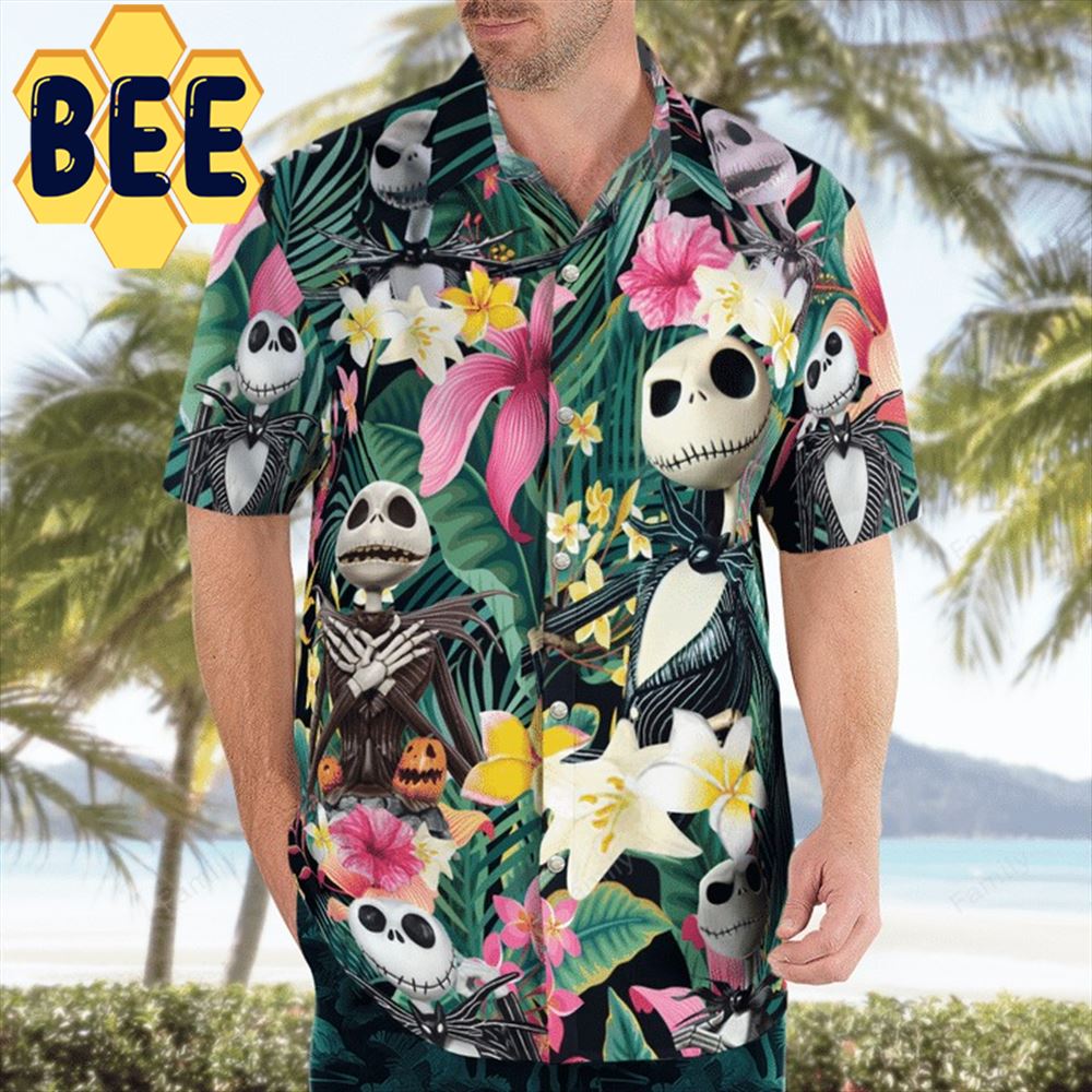 Plant Jack Skellington Halloween Hawaiian Shirt - Beeteeshop