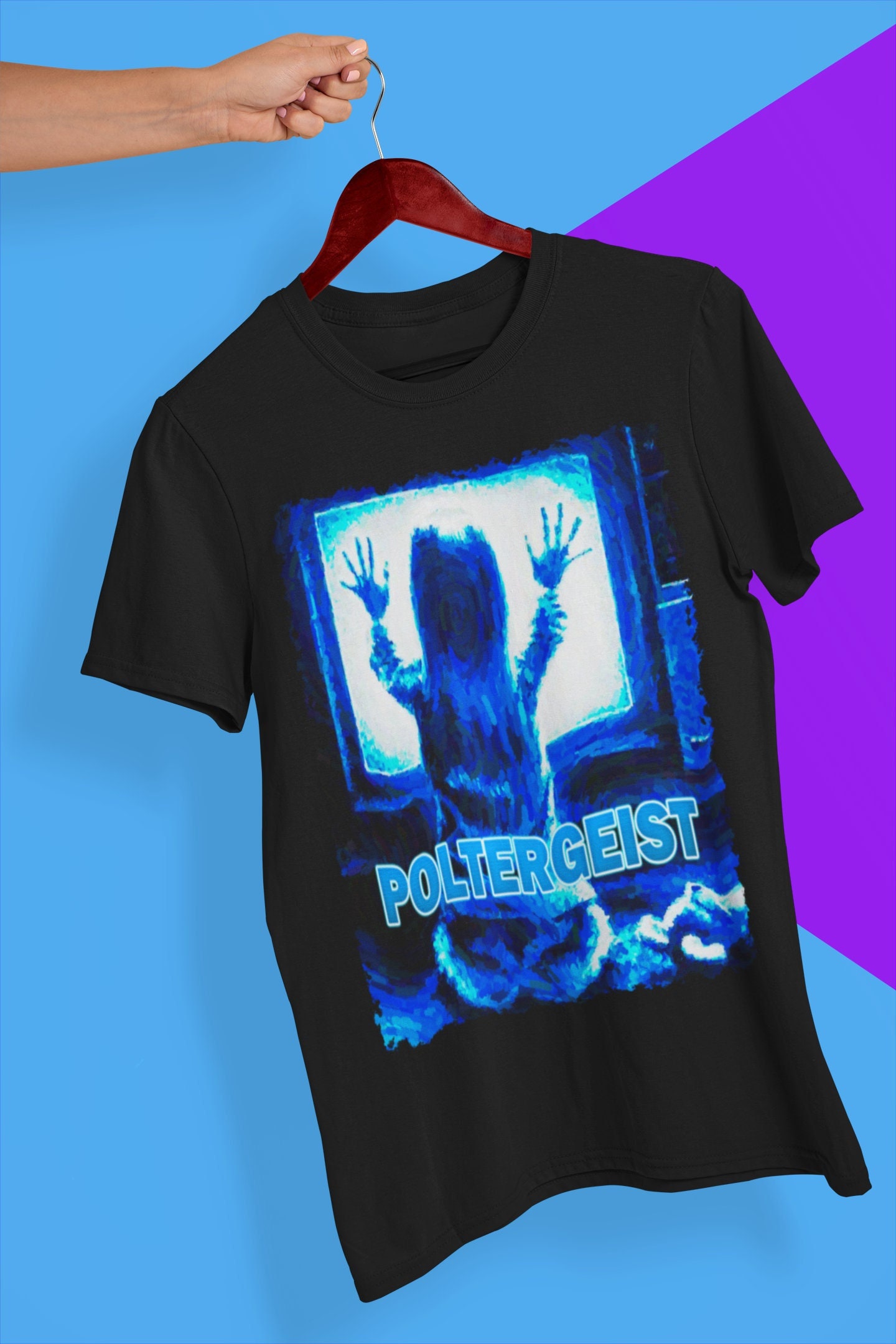 Poltergeist Movie Poster Retro Style Halloween Unisex T-Shirt