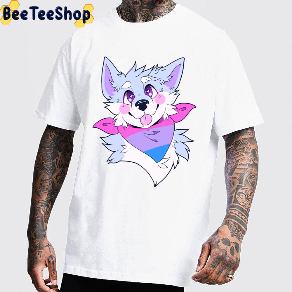 Pride Dog Pride Pack Bisexual Nonbinary Pride Unisex T-Shirt