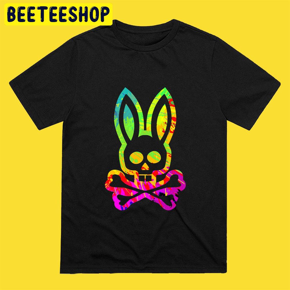 Psychedelic Bunny Psycho Bunny Bunnies Unisex T-Shirt