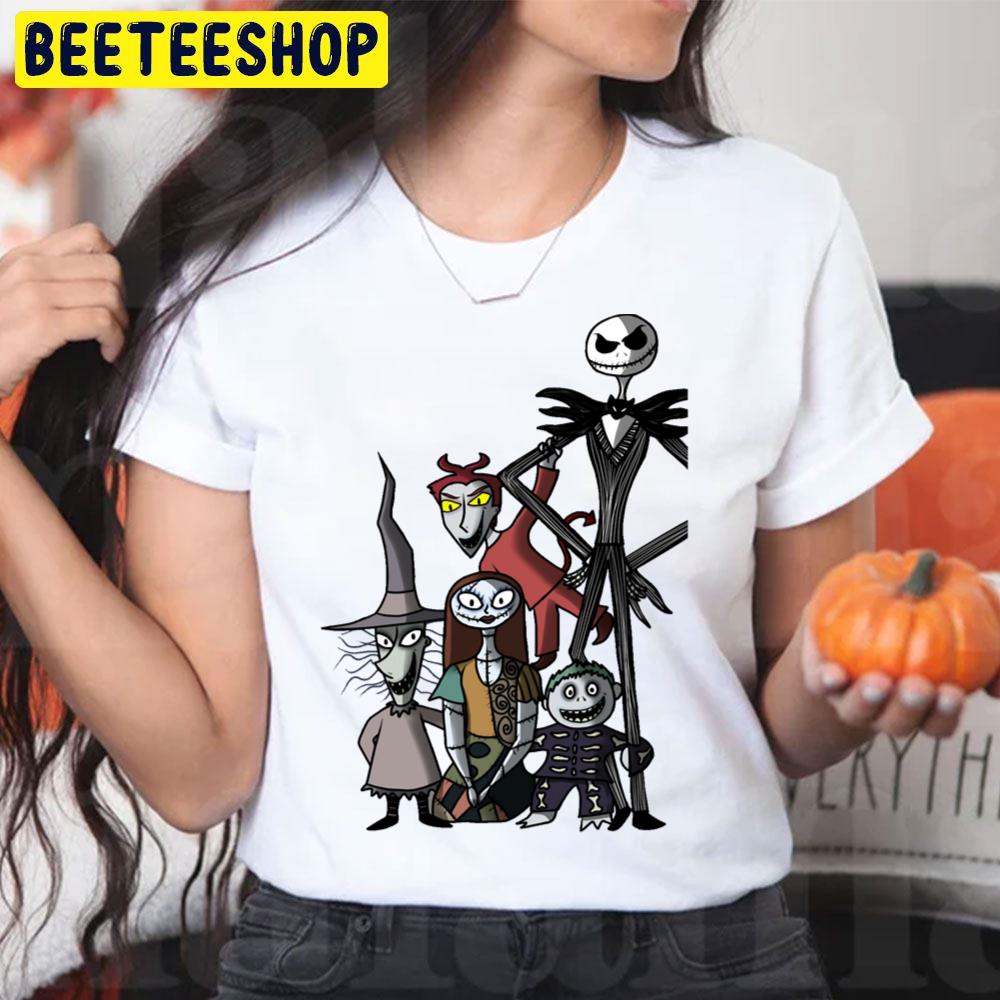 Pumpkin King And Friends The Nightmare Before Christmas Halloween Unisex T-Shirt