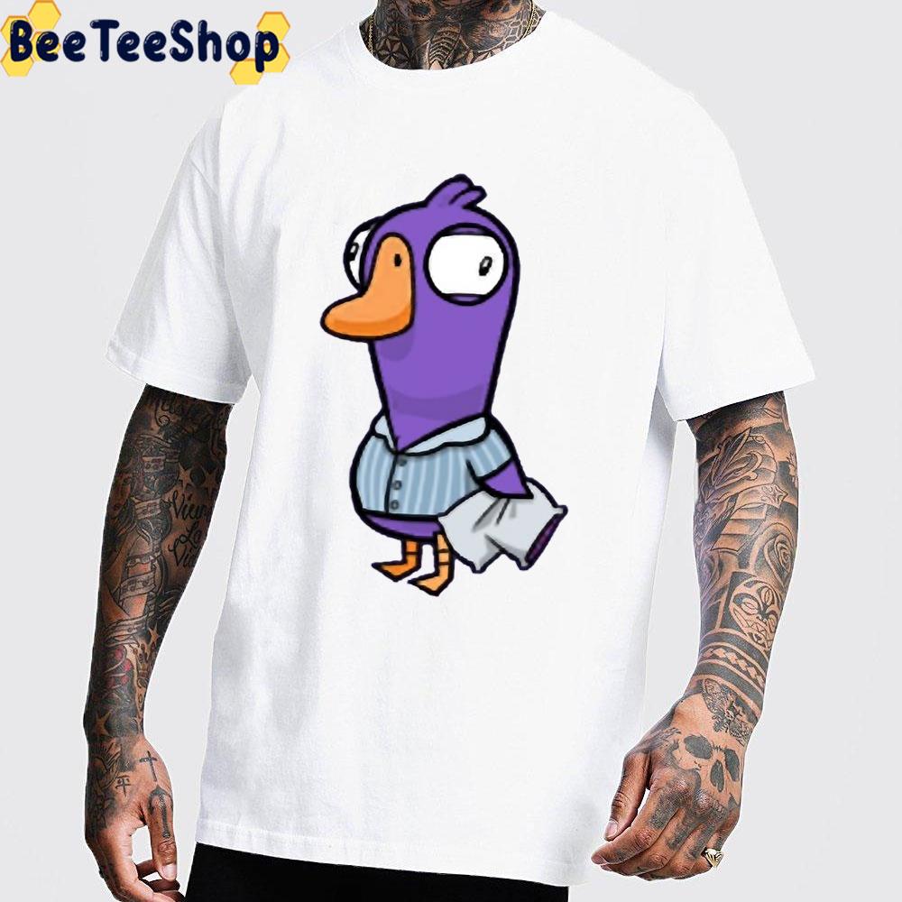 Purple Goose Duck Unisex T-Shirt