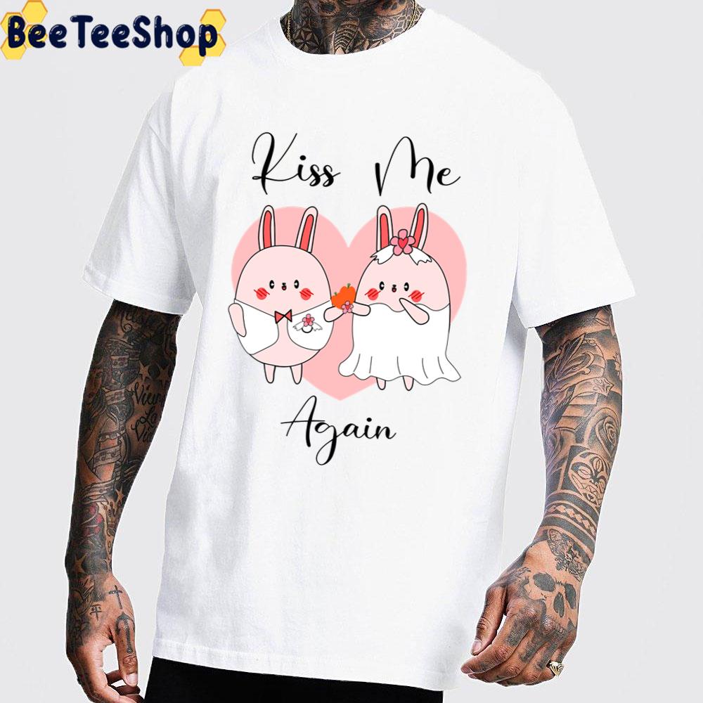 Rabbits Kiss Me Again Unisex T-Shirt