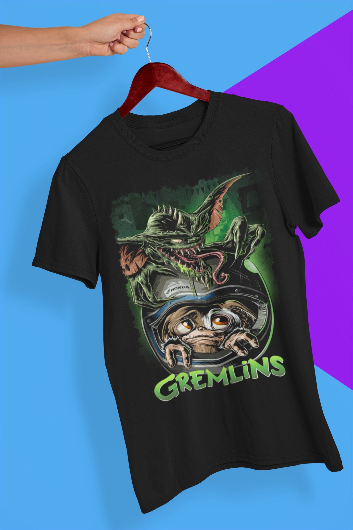 Retro Art Gremlins Movie Halloween Unisex T-Shirt