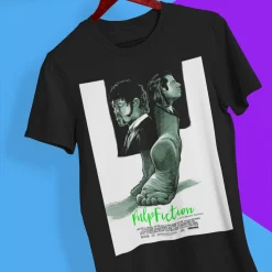Retro Art Pulp Fiction Halloween Unisex T-Shirt