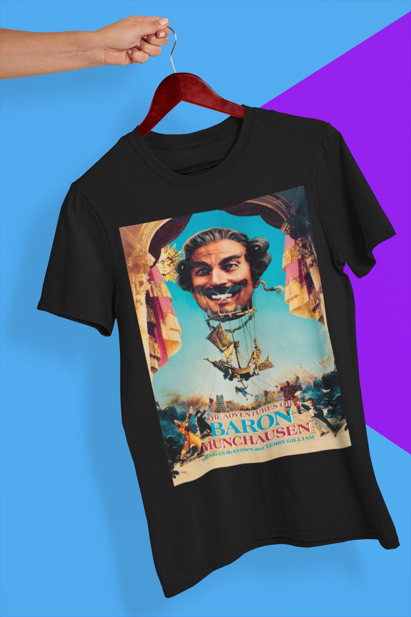 Retro Art The Adventures Of Baron Munchausen Halloween Unisex T-Shirt