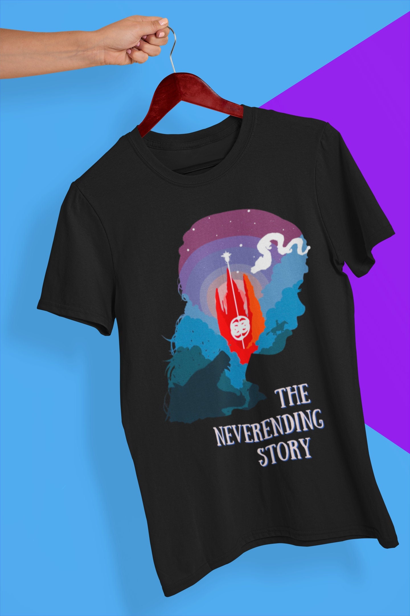 Retro Art The Neverending Story Halloween Unisex T-Shirt