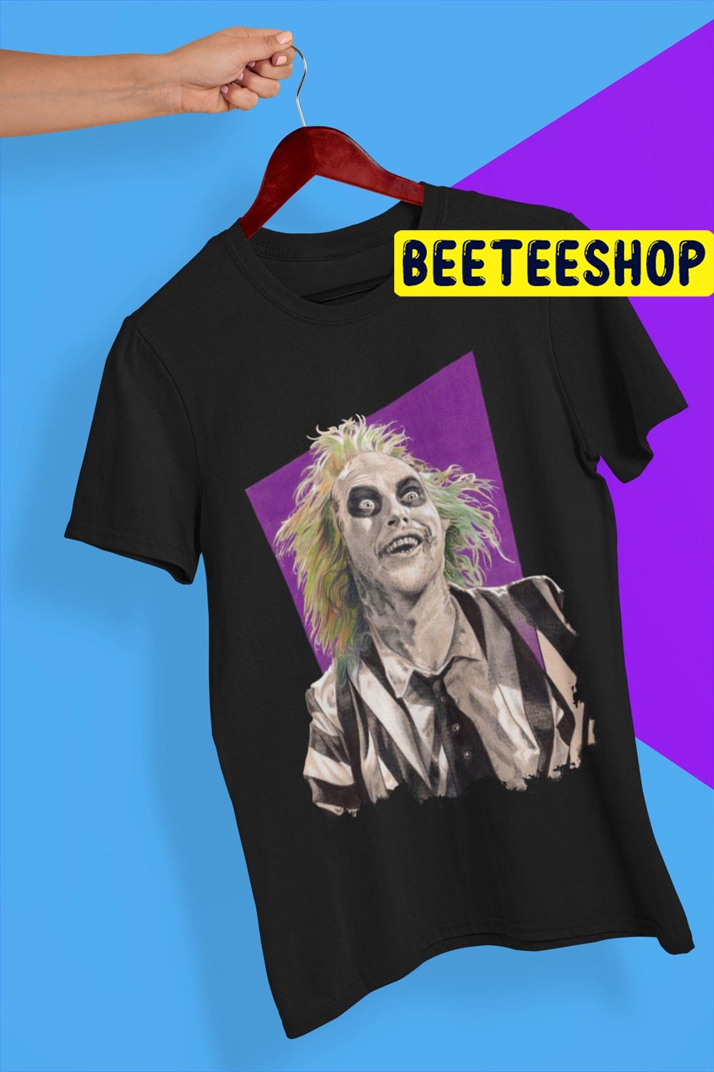 Retro Beetlejuice Poster Halloween Unisex T-Shirt