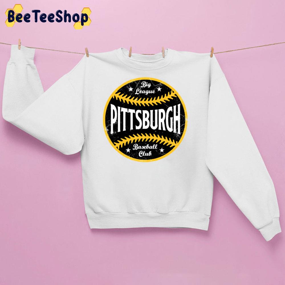 Retro Big League Pittsburgh Baseball Club Unisex Sweatshirt