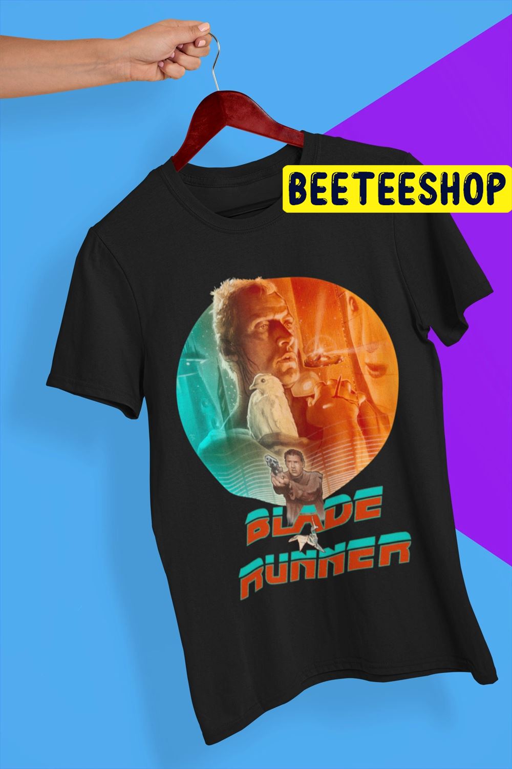 Retro Blade Runner Halloween Unisex T-Shirt