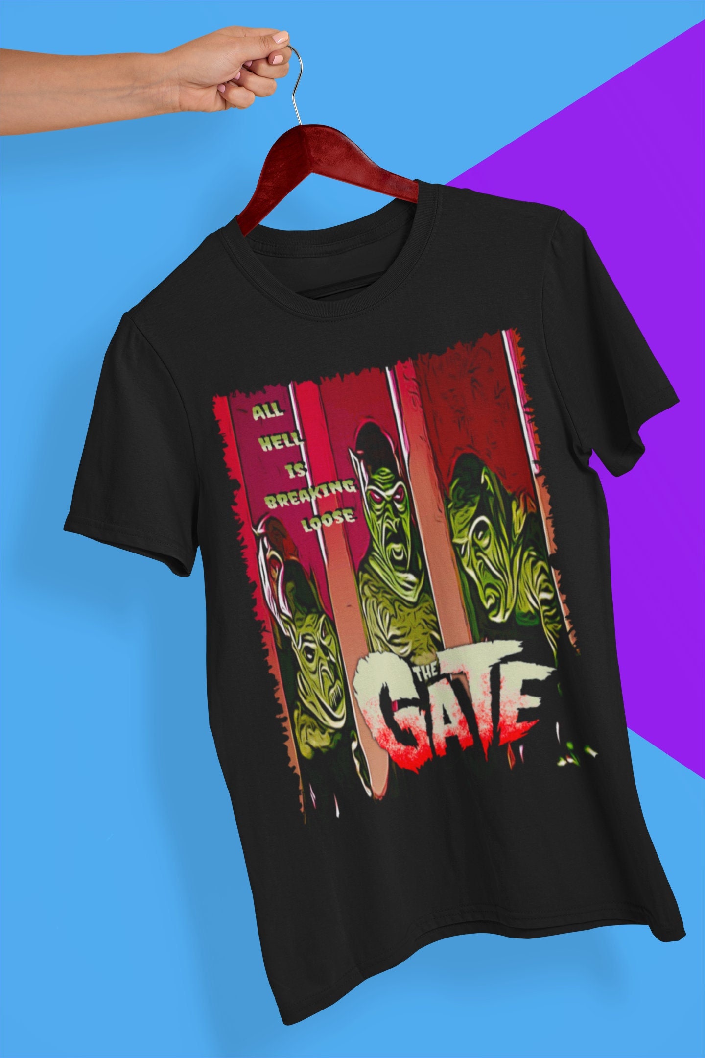 Retro Design The Gate Movie Halloween Unisex T-Shirt