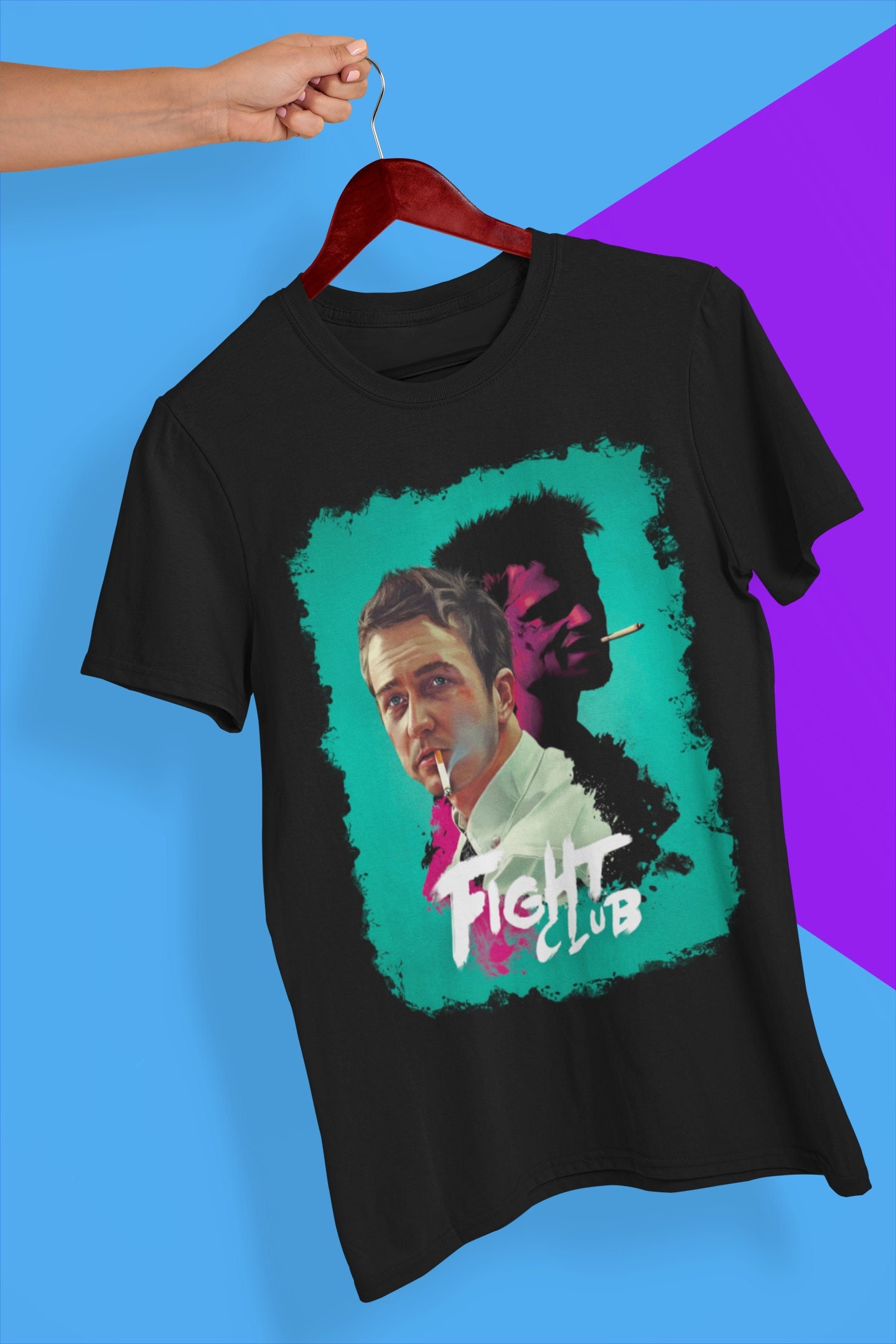 Retro Fan Art Fight Club Halloween Unisex T-Shirt