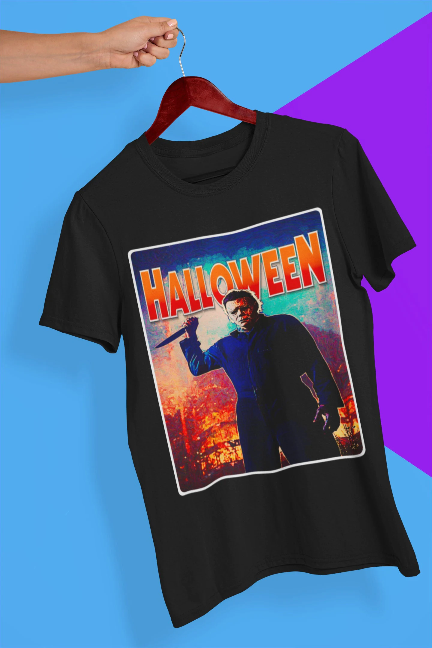 Retro Halloween Movie Michael Myers Halloween Unisex T-Shirt